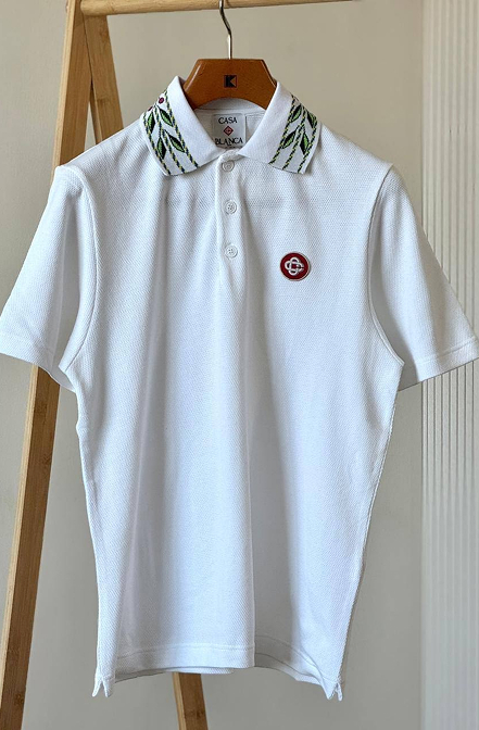 Embroidered shirt collar
